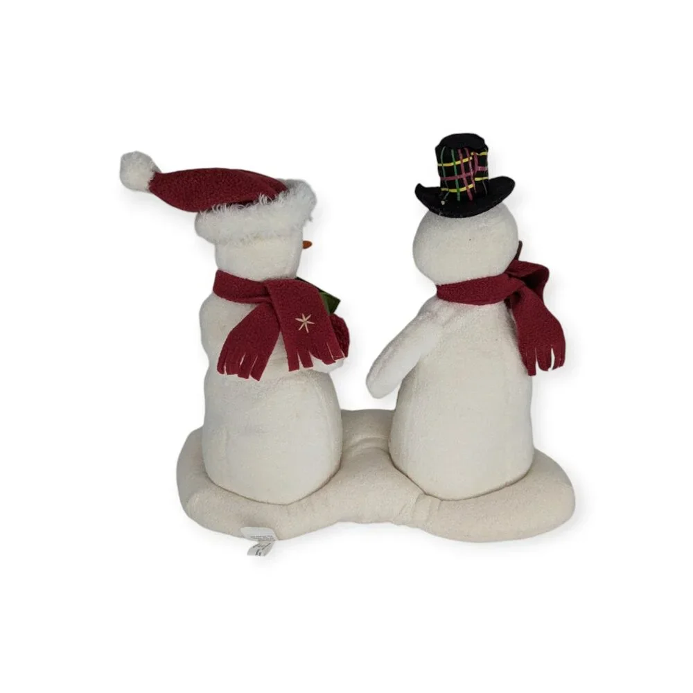 2003 Hallmark Jingle Pals Caroling Snowmen Couple 1st Christmas